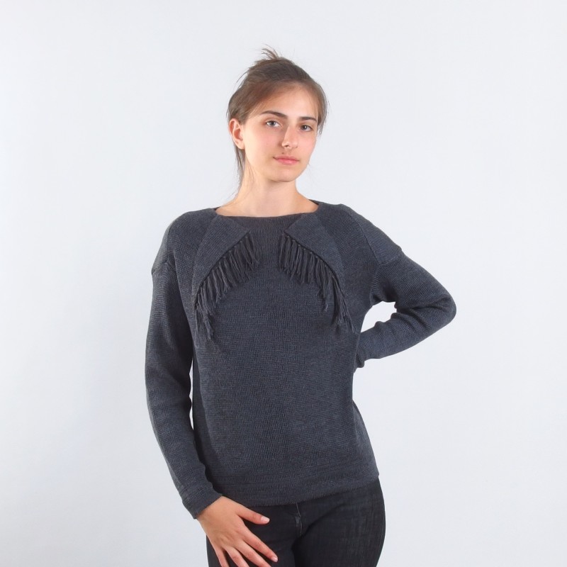 Fringe Merino Pullover - Merinossa