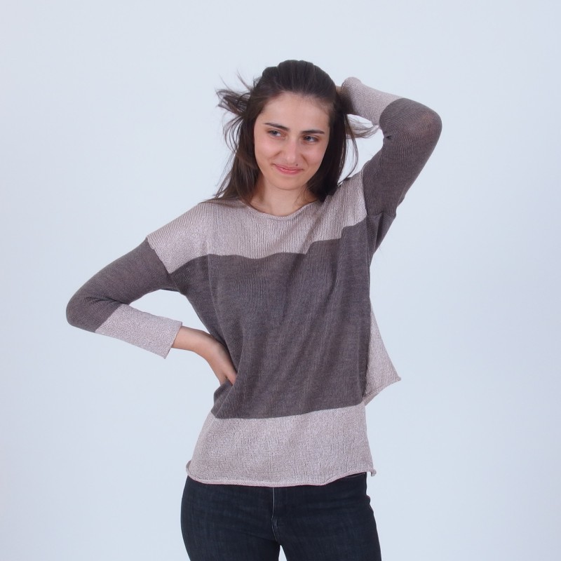 Asymmetric Merino Wool Sweater - Merinossa