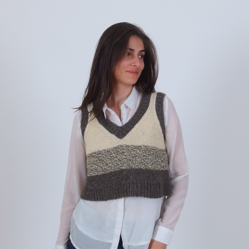 Short Woll Winter Vest - Merinossa