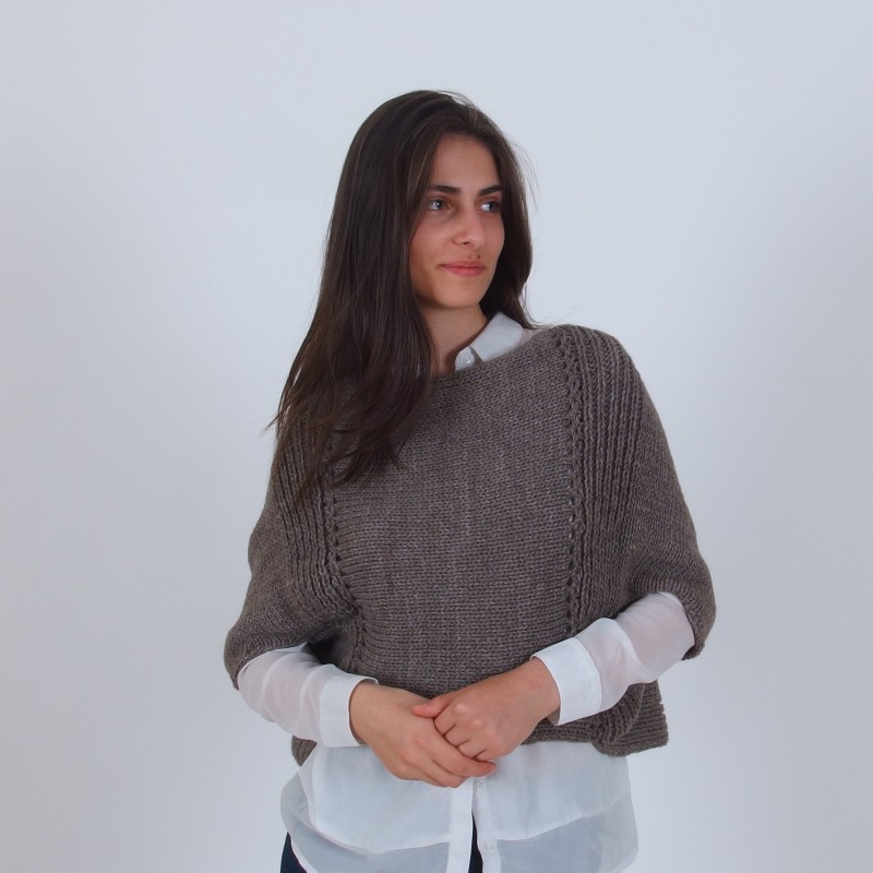 Alpaca Batwing Sleeve Sweater - Merinossa