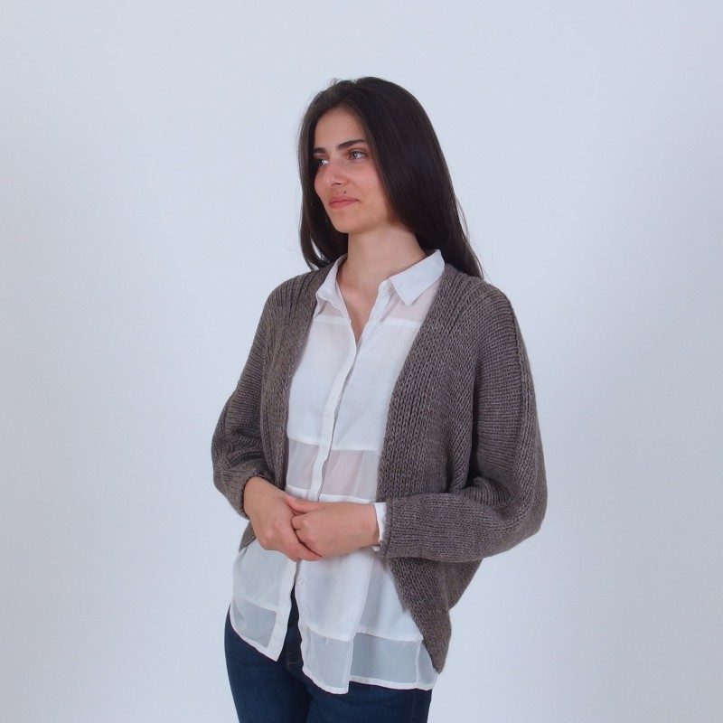 Alpaca Batwing Strickjacke - Merinossa