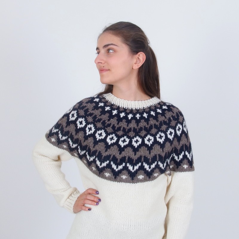 Icelandic Alpaca Wool Sweater - Merinossa