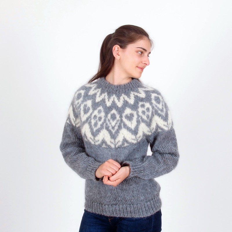 Fluffy Icelandic Woll Pullover - Merinossa