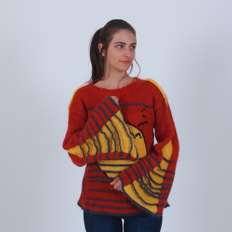 Artistic Bell Sleeve Pullover - Merinossa