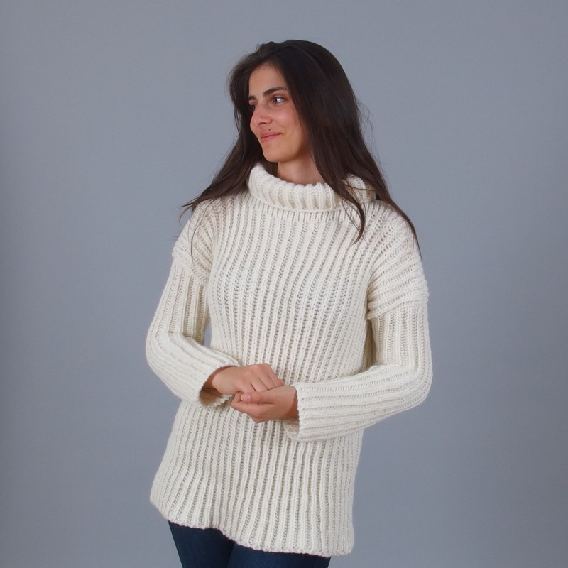 Oversized Alpaca Merino Pullover - Merinossa